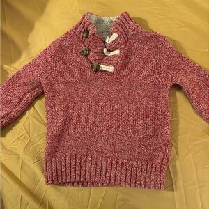 Red chunky sweater
